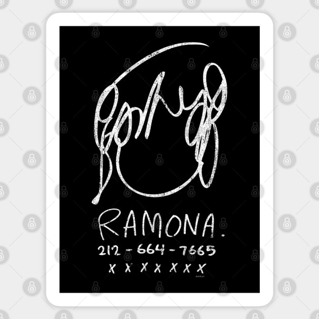 Ramona XXXXXXX Sticker by huckblade